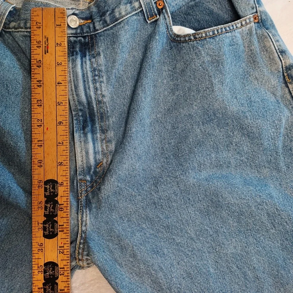 Levis 505 Regular Fit Mens Jeans 42x30 Medium Wash Blue Straight Leg Denim